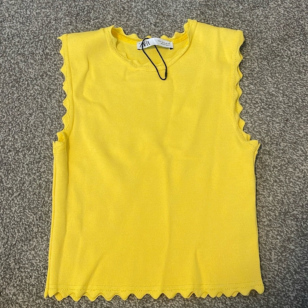 Zara Yellow Top